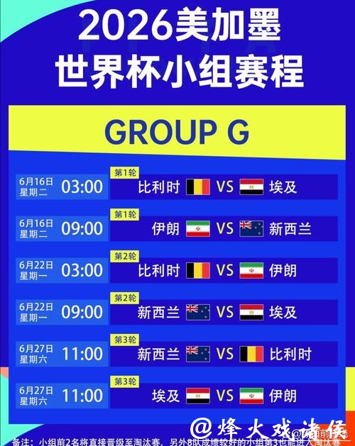 2026世界杯决赛时间公布，精彩对决期待